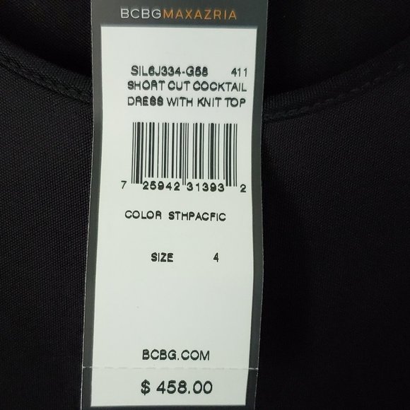 BCBGMaxAzria Cocktail Dress NWT - Picture 3 of 4